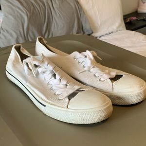 White sneakers